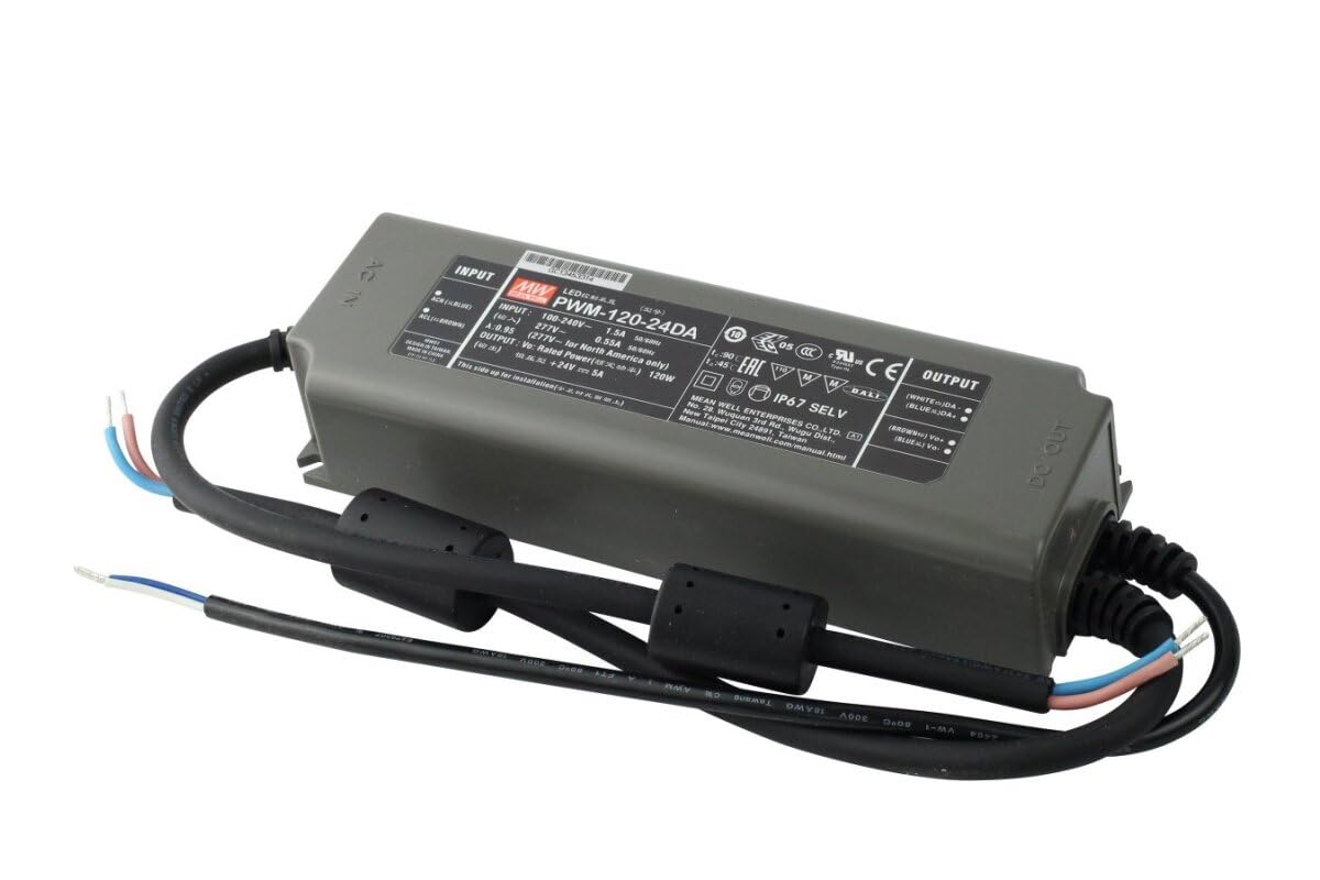 Transformateur LED Dimmable 24V MEAN WELL PWM-120-24DA