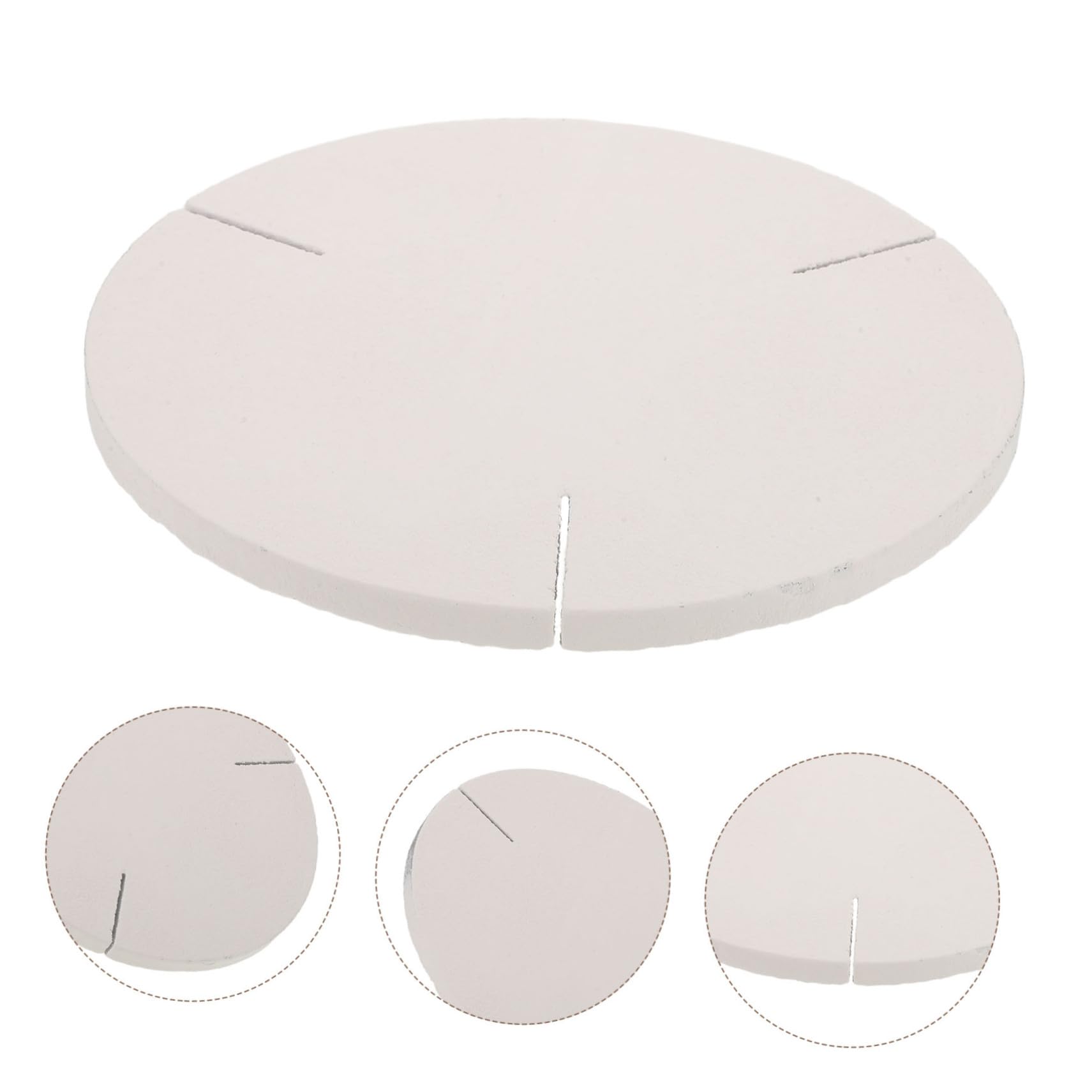 SHINEOFI Krzemowy Płyt z Pieca Ceramicznego Artykuły Ceramiczne Oporne Na Krzemowa Węgliek White