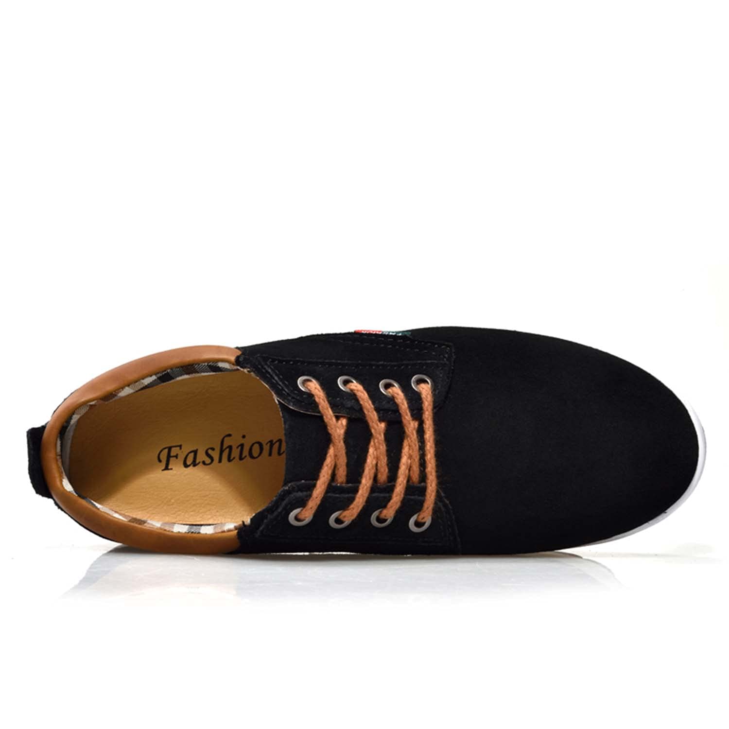 Meidiastra Zapatos de Ascensor de Altura Invisible para Hombre, Transpirables, con Cordones, de Moda, Zapatos de Vestir de Oxford, Zapatos de Vestir Casuales - 2.36 Pulgadas más Alto