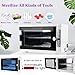 TOEDO Sterilizer Nail Tool Cabinet, 12L Large Capacity Sterilization Machine Cleaning Manicure Tools Multi-Functional Sterilizing Nail Cleaner Box for Nail & Beauty Salon