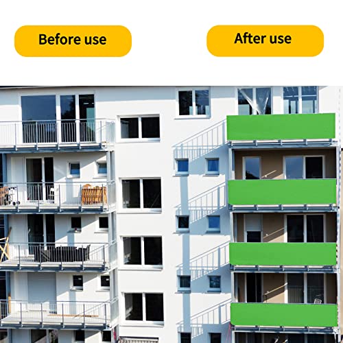 Bâche de balcon étanche contre les regards indiscrets et le vent fort - 8