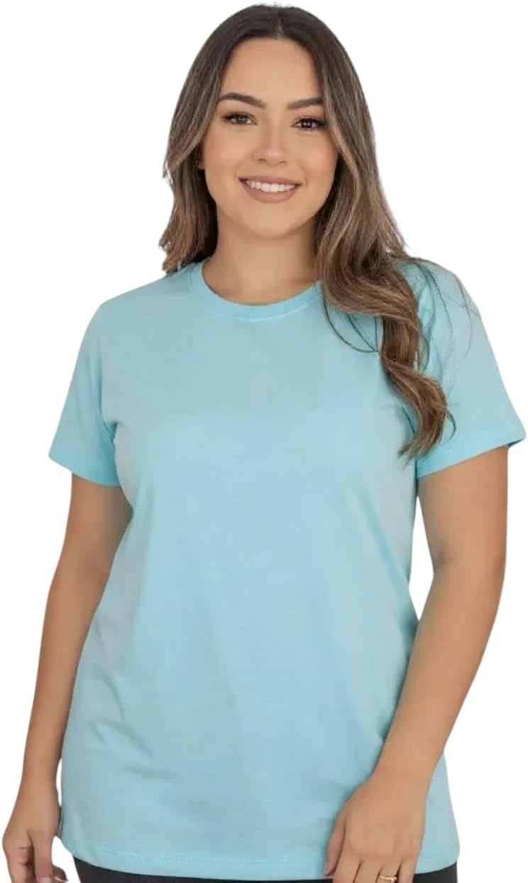 Camiseta Feminina Oversized 100% Algodão Premium