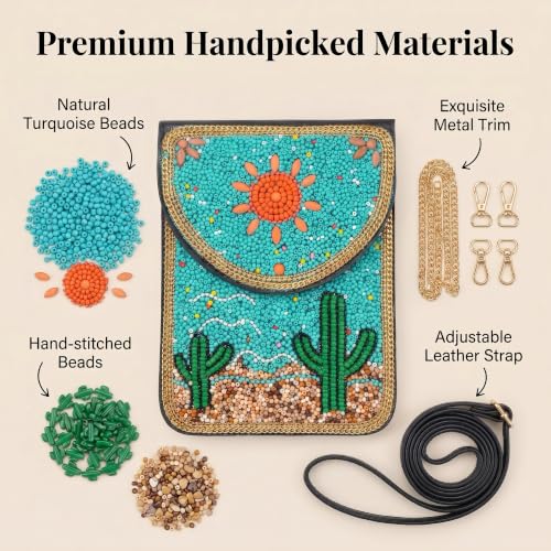 Image of Small Crossbody Bags for Women Designer Cell Phone Bag Boho Shoulder Wallet Purse