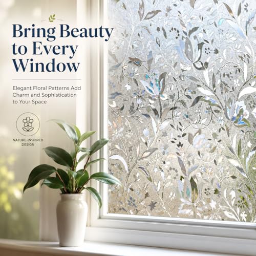 Vinilo decorativo para ventana 3D efecto vidriera 17.7 x 78.7 in miniatura 7