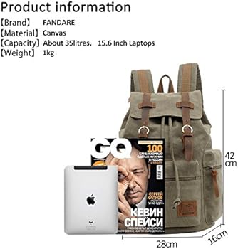 FANDARE Retro 15.6 Inch Laptop Backpack Outdoor Laptop FANDARE Retro 15.6 Inch Laptop Backpack Outdoor Laptop
