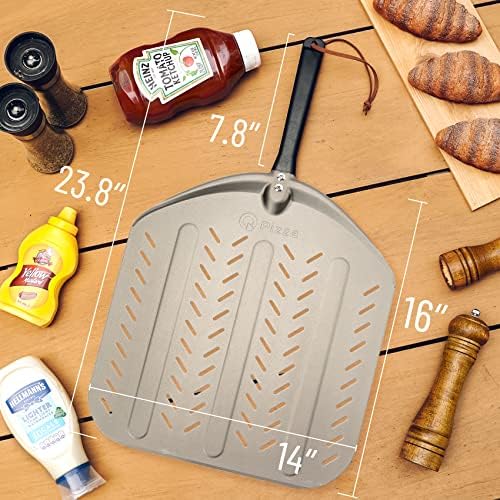 Q Pizza Perforated Pizza Peel 14