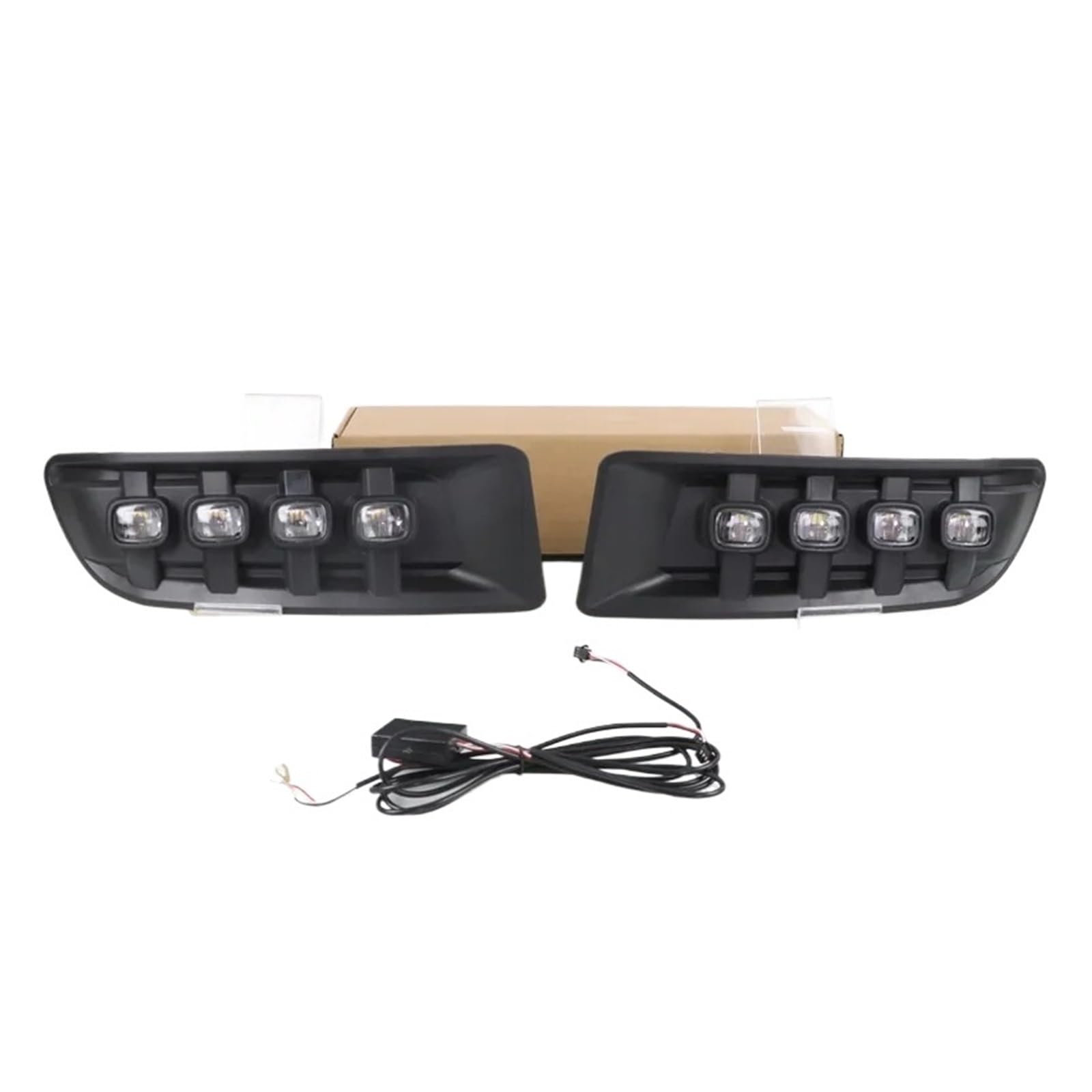 Para Toyota Para Prado 120 FJ120 2003-2009 Accesorios Para Coche Impermeables ABS 12 V DRL Luz Antiniebla Decoración Luz LED De Circulación Diurna. Luz Antiniebla