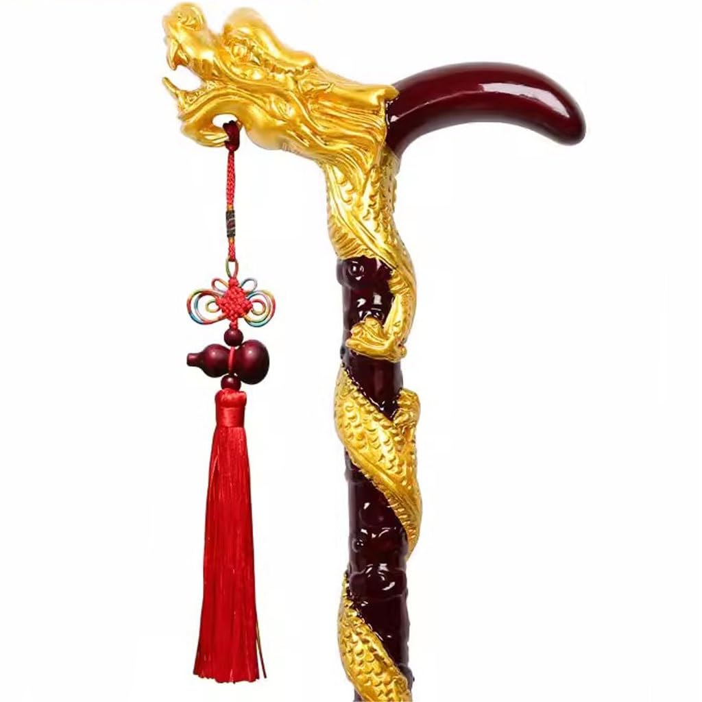 手彫り杖 Amazon.co.jp: 滑り止めベースの杖を備えた天然木製杖手動彫刻（Color2