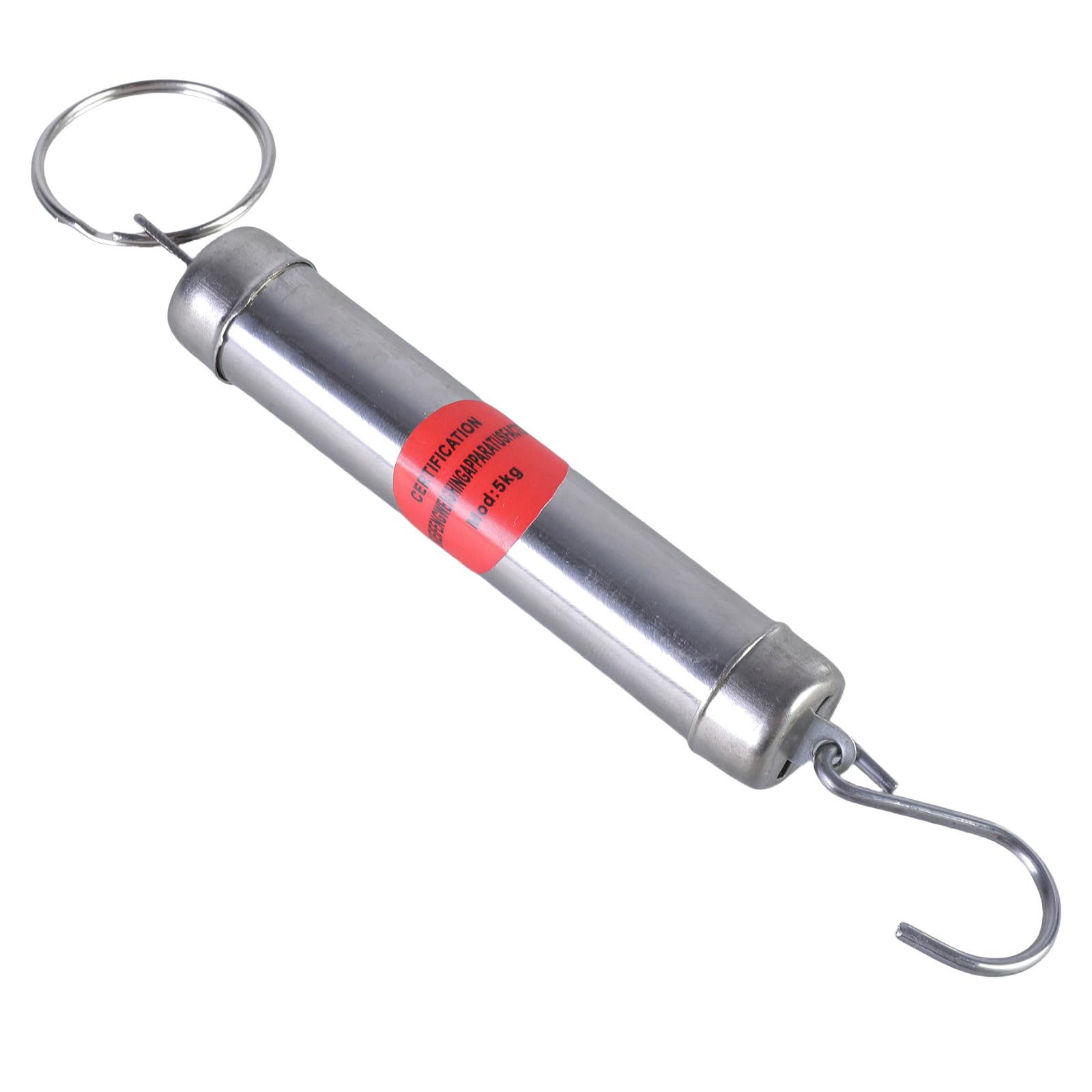 Hdoytxxm 5Kg Mechanical Spring Scale Cylinder Balances With Hanging Hook Dynamometer For Weighing Up To / 10Kg / 1 Metal Balances