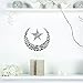 Produktbild Wandaufkleber Schlafzimmer wall sticker mirror decal Islamic Quote Wall Stickers Home Decor Muslim Letters Home Decoration Adesivo De Parede Vinyl Wall Sticker