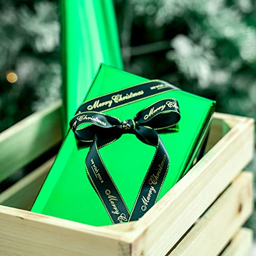 Image of RUSPEPA Green Metallic Wrapping Paper - Solid Color Paper Perfect for Wedding, Birthday, Christmas, Baby Shower - 17 Inches X 32.8 Feet