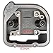 RedCap 170cc Gy6 61mm Big Bore Cylinder Head Assembly for Gy6 169cc & 200cc Engines TANK 200, TaoTao Bull 200 With 57mm Stud Spacing - Type K-block Superiority (Engine LF161QMK)