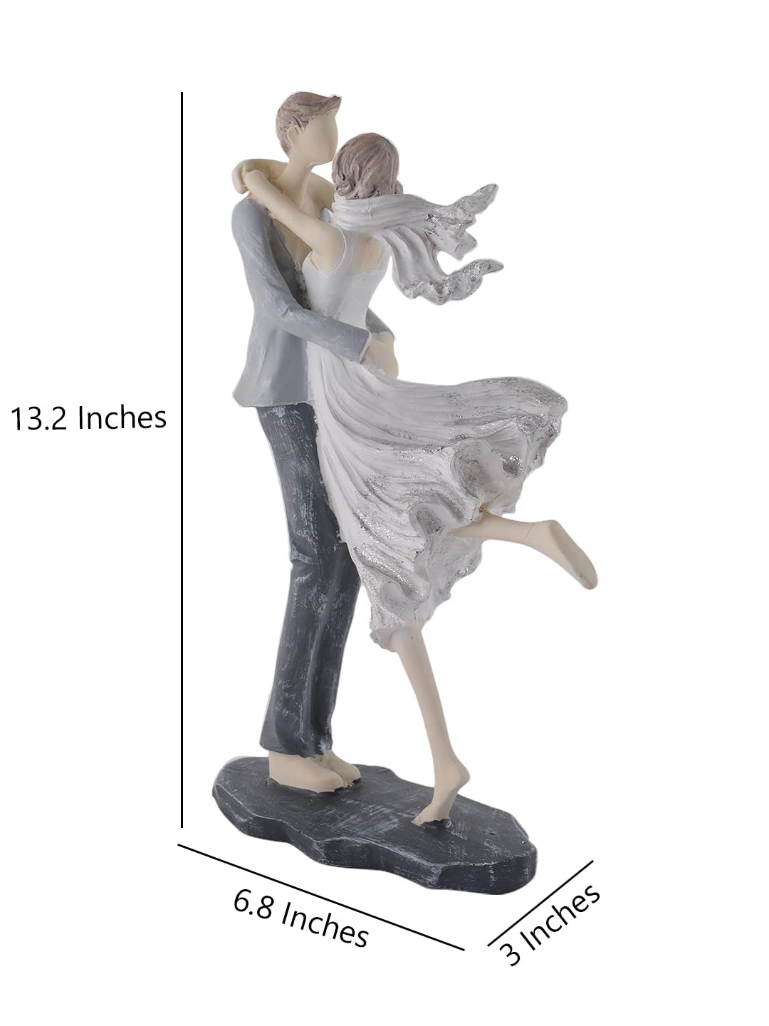 Romantic Couple Statue - Valentine's Gift -6