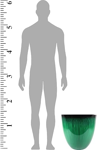Miniatura 2 de Gardener Select EPR18-205 Huevo Maceta Flor Verde, 18"
