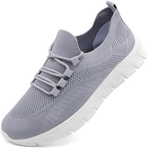 KTVHYW - KTVHYW Sportschuhe Herren Sneaker Turnschuhe Laufschuhe StraßEnlaufschuhe Tennisschuhe Fitness Jogging Grau Gym Schuhe Sommerschuhe Hallenschuhe Männer 45 - -5%