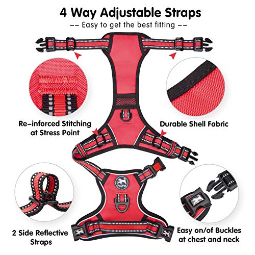 PoyPet Pettorina per cani senza tirare, regolabile...