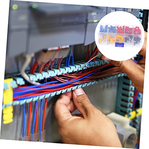 VILLCASE Kit De 306 Peças Emendas De Garfo De Emenda De Calor Terminais De Crimpagem Práticos Conect