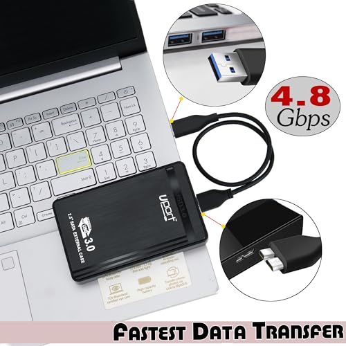 SaiTech IT 3 Feet USB 3.0 Cable A to Micro B high Speed Upto 4.8 Gbps Data Transfer Cable for Portable External Hard Drive - Black