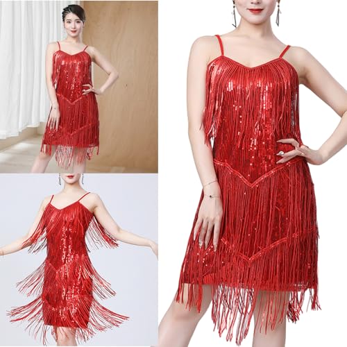 Robe de danse latine à franges pour vos spectacles de salon - 2