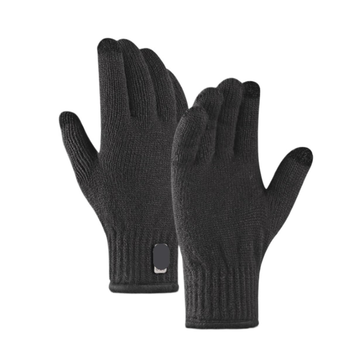 Guantes de invierno de punto cálido con tecnología táctil premium 8