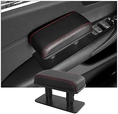 CDEFG Universal Armrest Support Elbow Rest Pad Armrest Extender Adjustable Height Comfort Arm Rest Pads Fit for Driver Side and Passenger Side