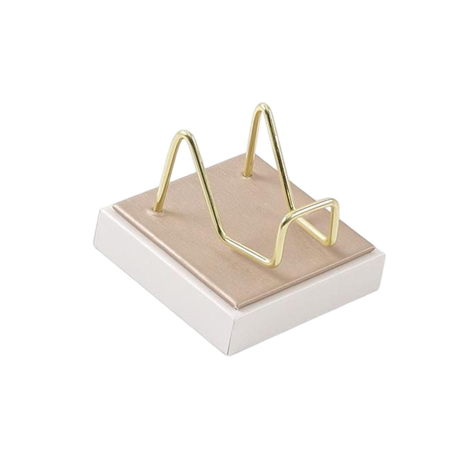 Multifunctional Arm Display Stand Holder Placement Racks for Rocks Office M(Champagne White)-image-9