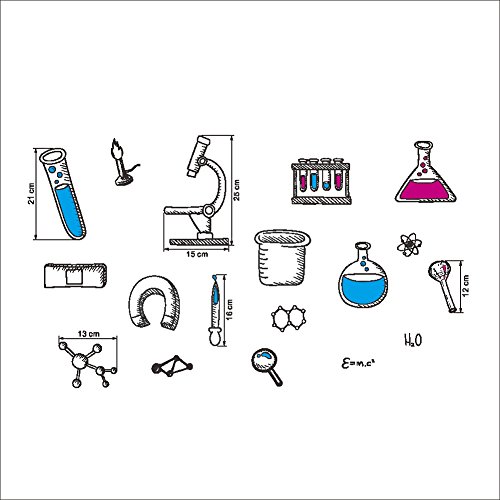 Vinilo Decorativo Science Laboratory para Pared 30x90 cm miniatura 2