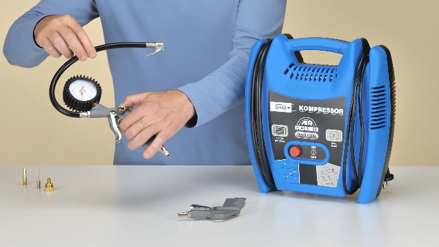 Compresseur D'air Güde Airpower 180/08 – Sans Huile, 8 Bars, 140 L/min, Avec Accessoires !