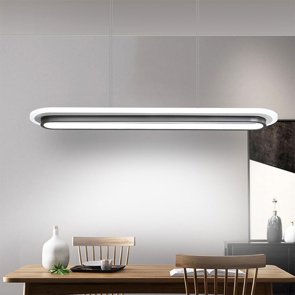 Suspension LED linéaire en aluminium pour bureau et salle à manger