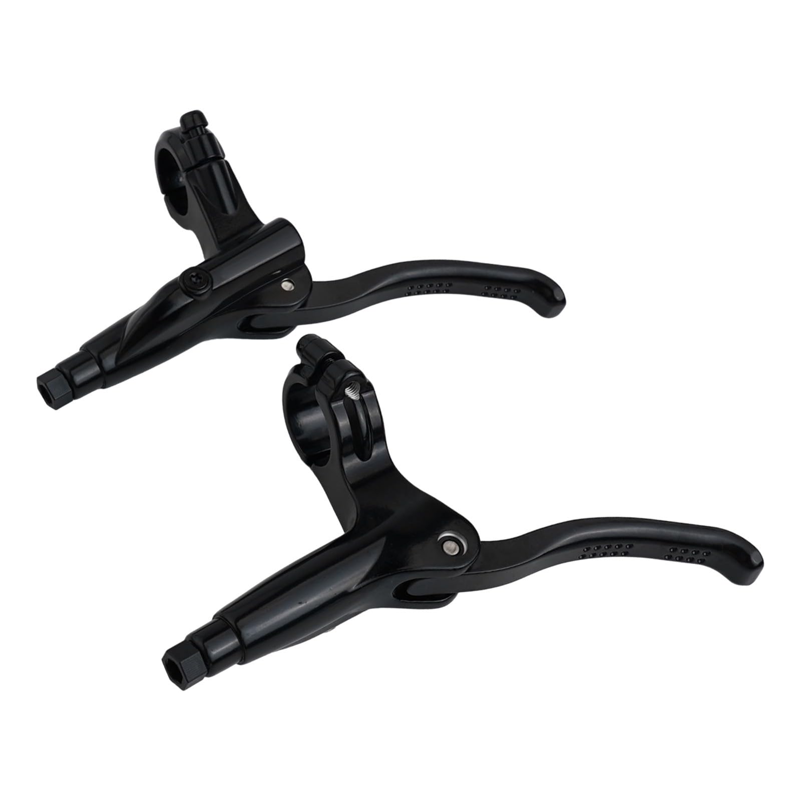 Hydrauliczna dźwignia hamulca do roweru górskiego z rurką 5 mm, uchwyt hamulca tarczowego ze stopu aluminium, kompatybilna z olejem mineralnym, czarny/czerwony, L+R