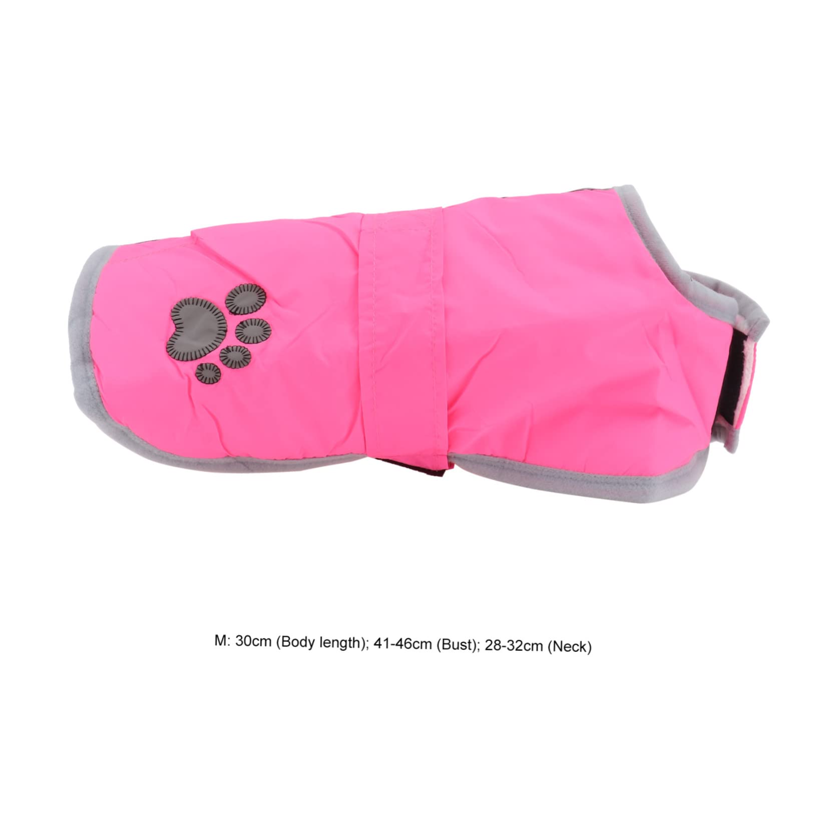 FOMIYES 2 Stücke Welpen Warme Mantel Loft Und Reversible Hund Jacke Fleece Futter Reflektierende Für Walking
