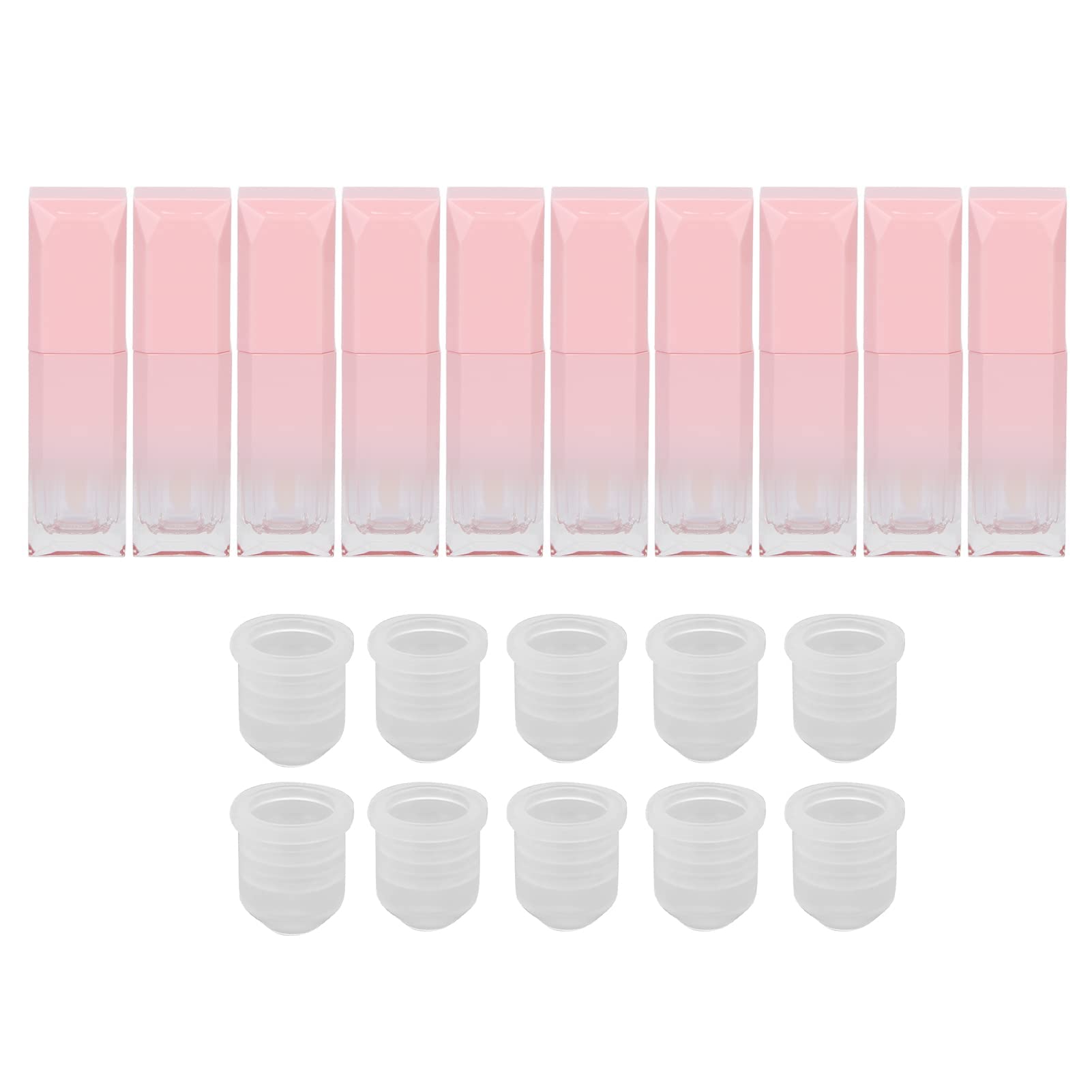 20 Stück Leere Lippenbalsam-Tuben – Je 5 Ml, Kunststoff, Nachfüllbar, Für DIY Lipgloss, Lippenpflege & Kosmetik-Proben
