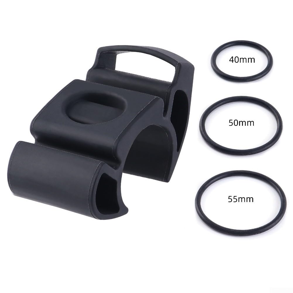 Soporte de reloj para manillar de bicicleta hecho de silicona adecuado para Garmin para Polar y otros relojes inteligentes con correas de menos de 35 mm para comodidad de ciclismo