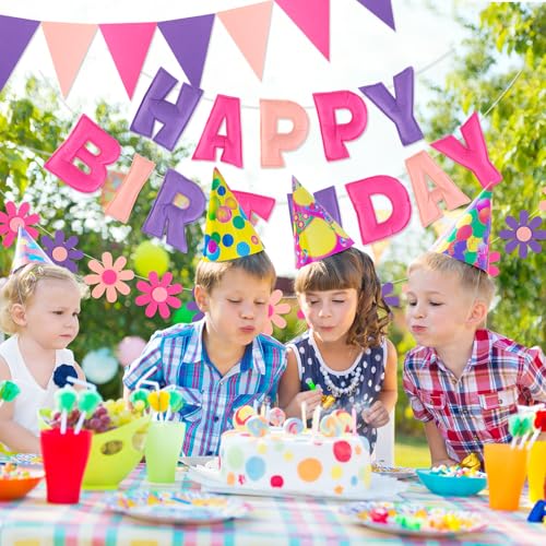 50% Off Pre-Strung Felt Birthday Banner & Garland Decorations