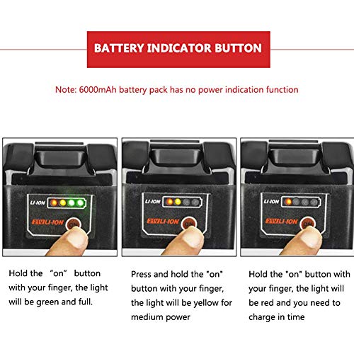 Akku-Bohrhammer, multifunktionaler bürstenloser Lithium-Bohrer, 3 Arten von elektrischen Schlagbohrern, geeignet für… – Bild 4