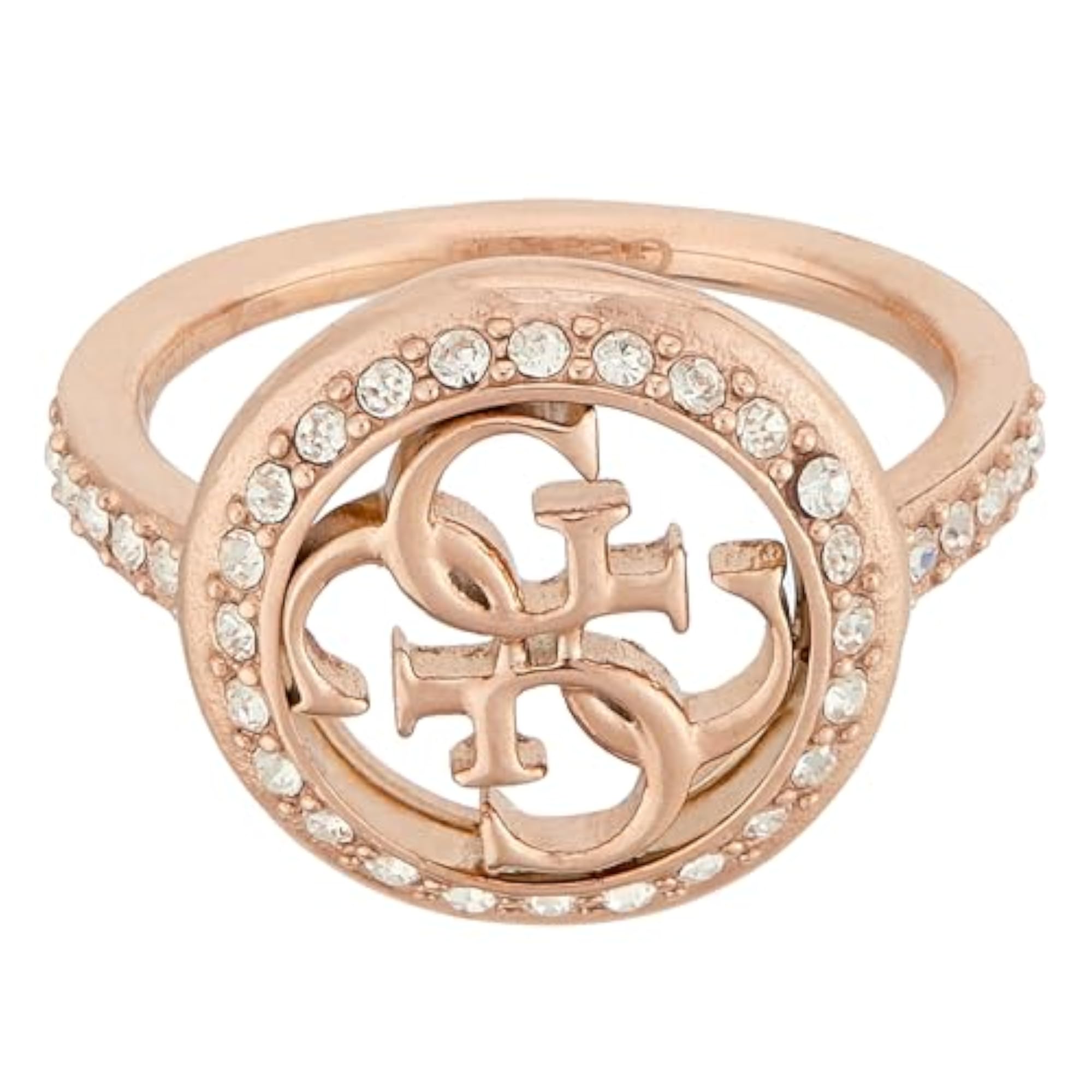Women's Gold-Plated Stainless Steel Stackable Ring, Hypoallergenic