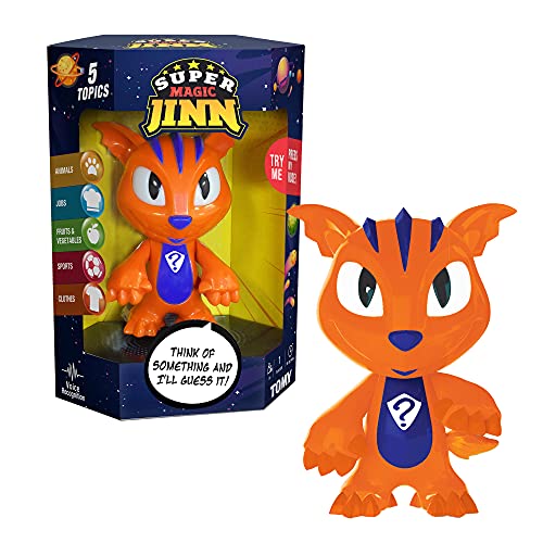 Super Magic Jinn, Guessing Game with Voice Recognition, 5 Topics, Magic Game, 1-4 Players, Kids Guessing Game for Boys and Girls, Aged 5 Years+