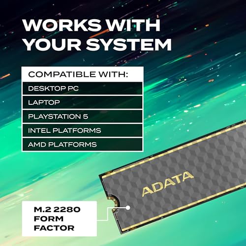 Image of ADATA Legend 860 PCIe Gen4 x4 M.2 2280-1000GB, Powerful and Audacious, Solid State Drive (Legend 860, 1000GB)