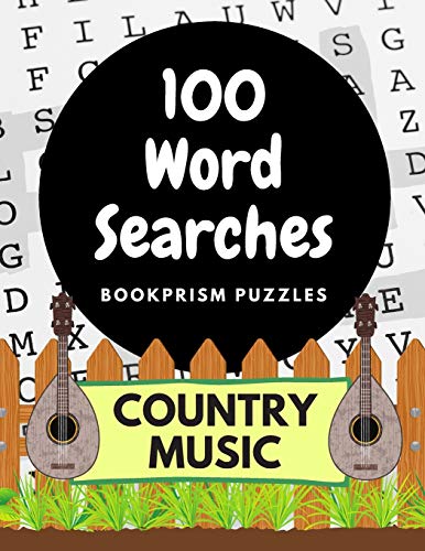 Photo de 100 Word Searches: Country Music: Addictive, Large-Print Word Puzzles for Classic Country Music Fans