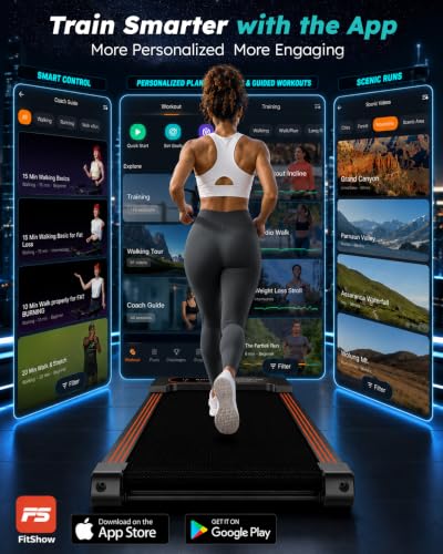 Image of Walking Pad Treadmill with Auto Incline 12%-12Level, Quiet BLDC EvoDrive, Under Desk Treadmill for Home Office, Extra-Large Belt, Full Metrics Display, Quadra Cushion, App Control, 300lbs Capacity