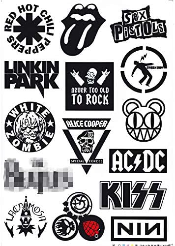 NAVAdeal Rock Band Luggage Skateboard Laptop Car Bumper Sticker