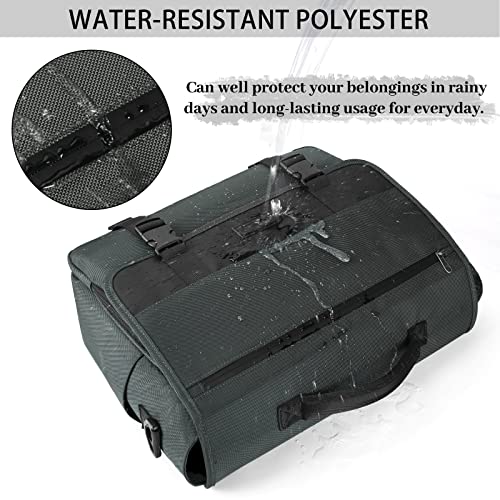Messenger Bag for Men 15.6 Inch Water resistant Laptop Briefcase with Cable Organize Bag Large Satchel Shoulder Bag Lightweight Office College Computer Laptop Bag, Dark Grey2