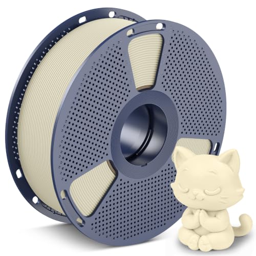SUNLU Matte PLA Filament 1.75mm Bone White, PLA Matte Filament 1KG