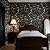 Abyssaly Black and Gold Wallpaper Dark Floral Peel and Stick Wallpaper Vintage Leaf Contact Paper Removable Self Adhesive Moody Botanical Vinyl Wrap for Bedroom Bathroom Shelf DIY Decor 17.3" x 118"