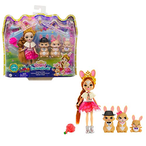 Enchantimals GYJ08 - Familien-Spielzeugset mit Hasenmädchen Brystal Bunny...