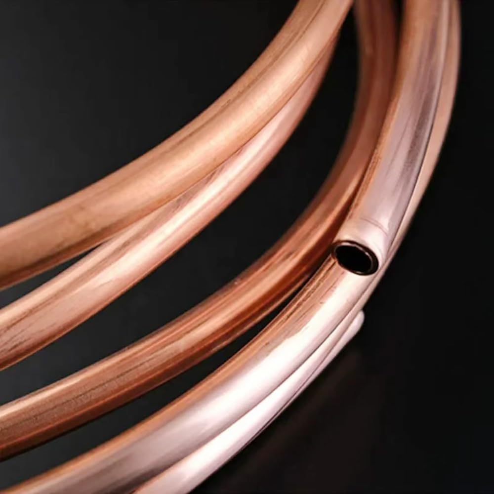 2 M Weiche Kupferrohrspule, Außendurchmesser 1,6–12 Mm, Flexibles Kupferrohr For Klimaanlage, Kühlung, Kühlung, Heimwerkerhandwerk(9.52x0.7mm)