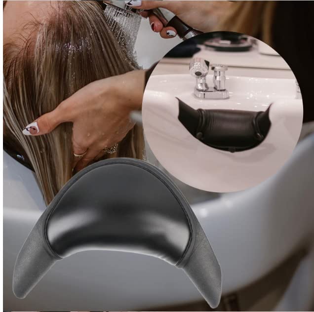 Cuscino Adesivo per Poggiatesta in Gel Colloso per Parrucchiere, Shampoo, Lavandino, Cuscino per il Collo, Strumento per Lavaggio dei Capelli, Bacinella Morbida in Gomma per Shampoo
