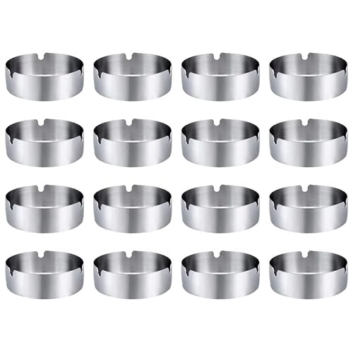 Posacenere in acciaio inox, posacenere da esterno, adatti per ristoranti,