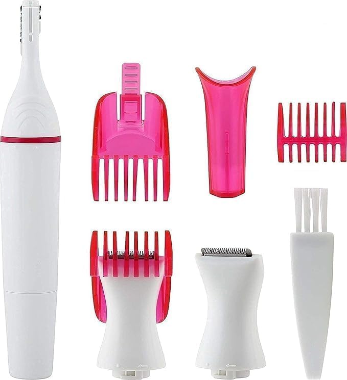 5-in-1 Sweet Sensitive Ladies Touch Trimmer for Eyebrows, Face, U...