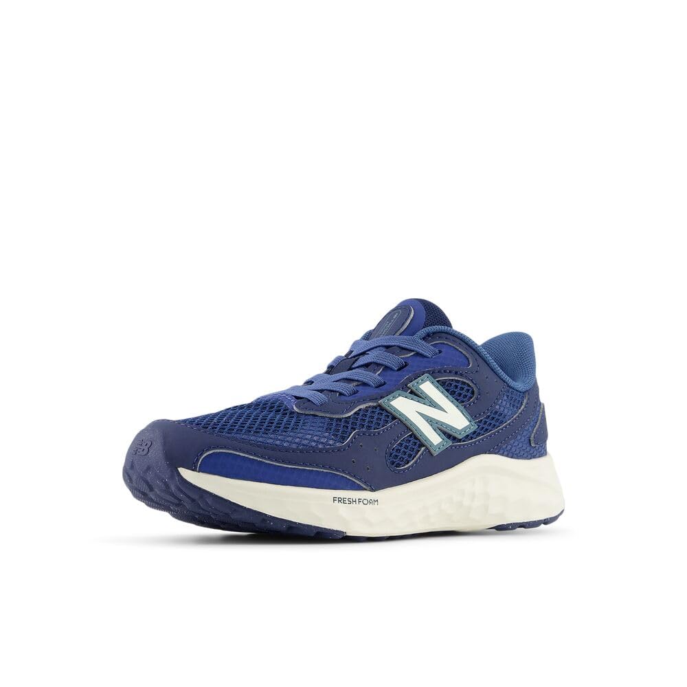 New Balance Unisex-Child Fresh Foam Arishi V4 Tiralux Bungee 13 Little Kid Nb Navy/Magic Blue